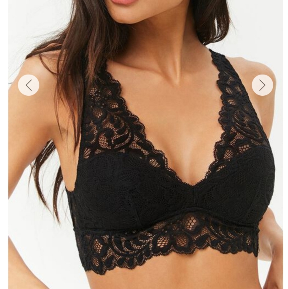 NWT Lace Bralette (runs small)